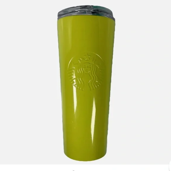 2023 Starbucks Cup Summer Yellow Blue Gradient Stainless Steel 16 oz - Picture 3 of 5